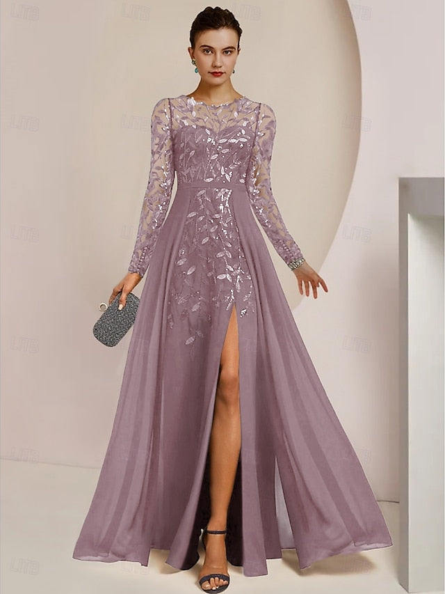 of Mother Dress Bride Elegant A-Line Guest Jewel Wedding the