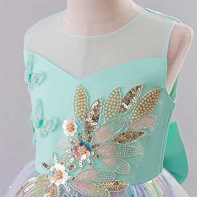 Dress Girls' Kid's Girl Flower Princess