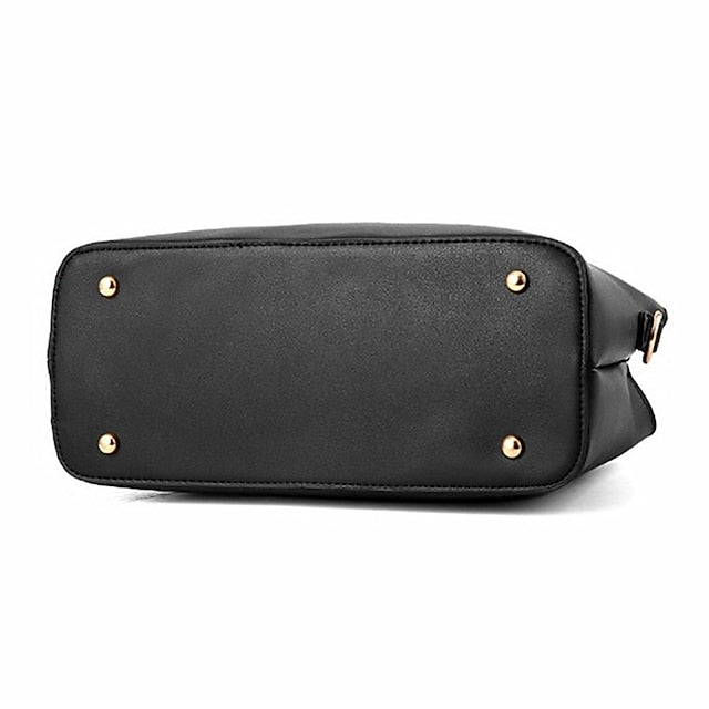 Sac à main blanc en similicuir doré pour femme avec élégant cuir