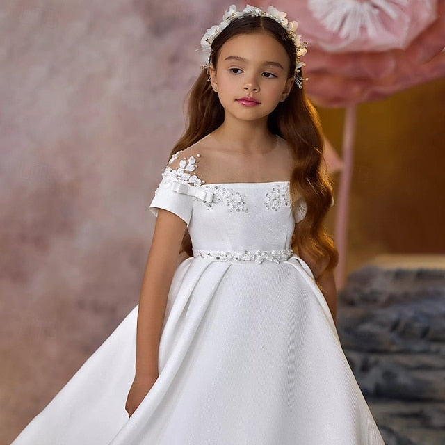 Party Dress Communion Girl First Girls' Flower