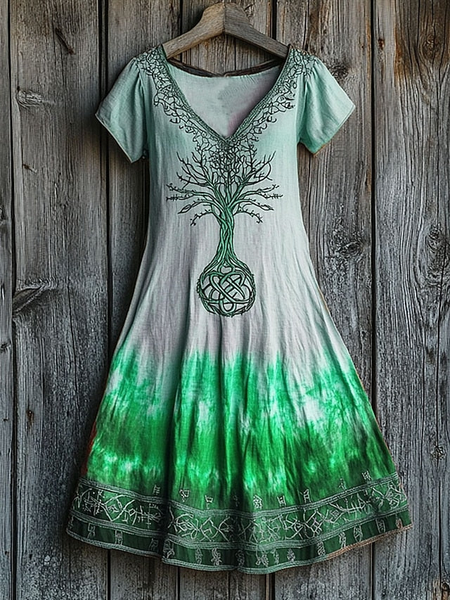 Music Festival Women's Midi Dress Casual Dress T Shirt