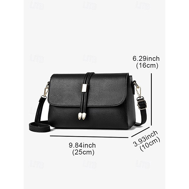Burgunder Taschen in Crossbody Leder Schwarz Damen Faux und