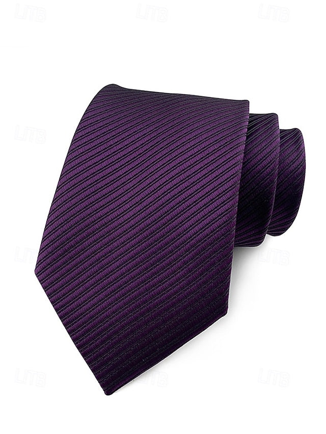 tie Men's striped satin