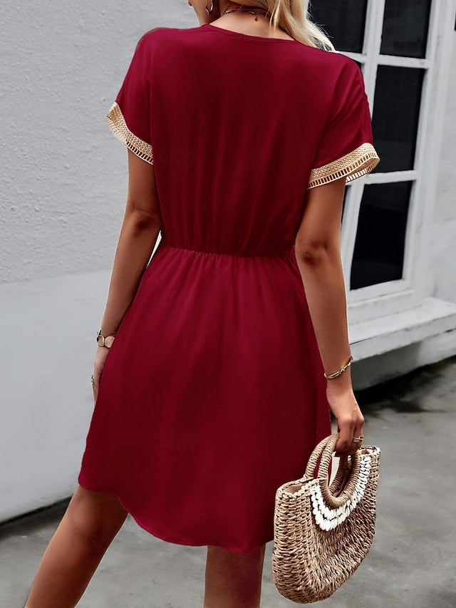 Women's Mini Dress Casual Dress A Line Dress Stylish Basic