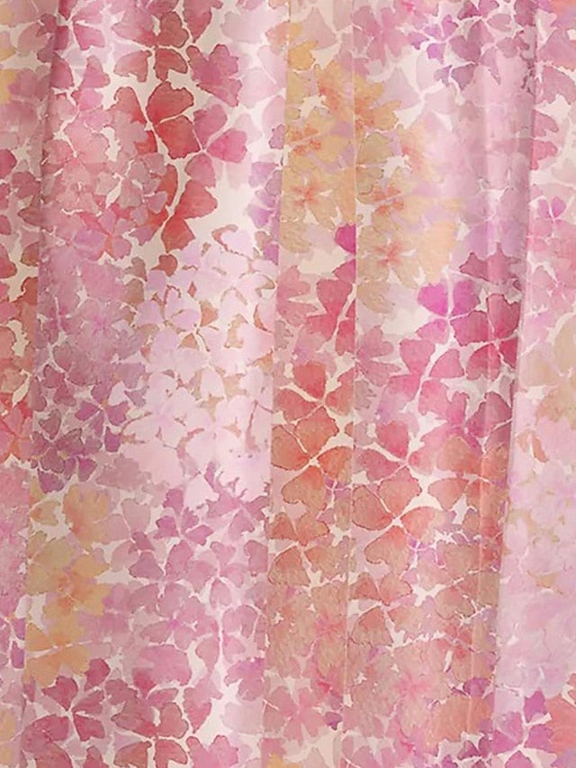 A-Line High Floor Gown Formal Split Evening Dress Wedding Guest