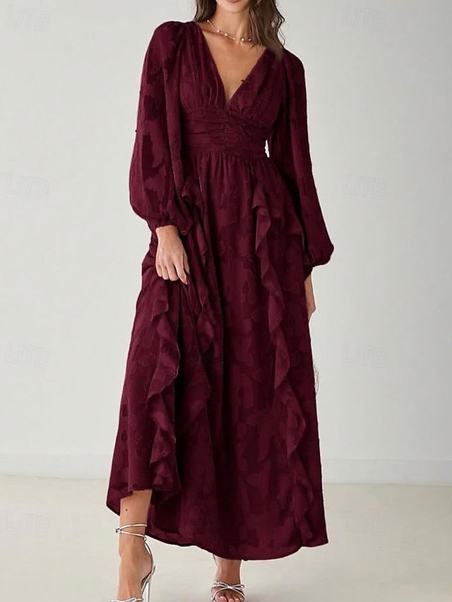 Bride Minimalist of the Mother Simple V A-Line Elegant Dress