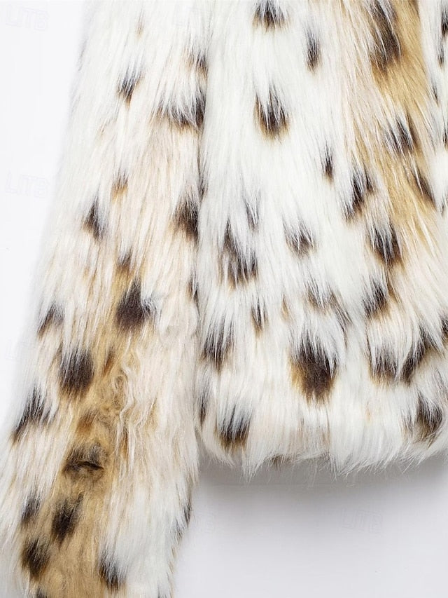Furs Women's Fur Warm Coat Faux Leathers Comfortable