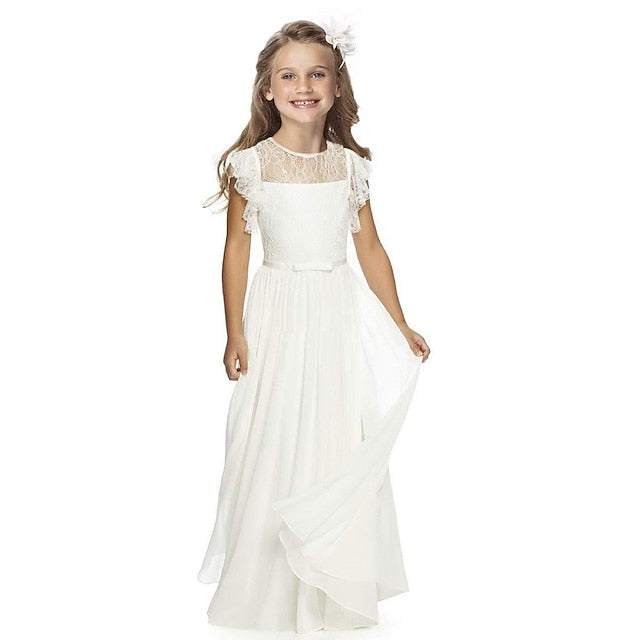 Wedding Party Flower Girl Girls' Dress Performance
