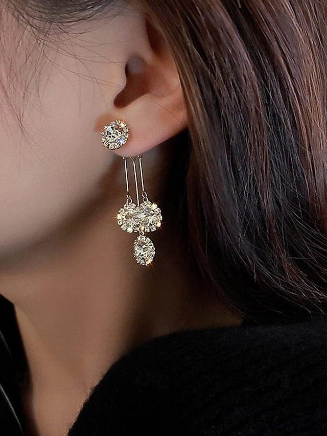 Sparkling Dangle for Women – Earrings Elegant Crystal