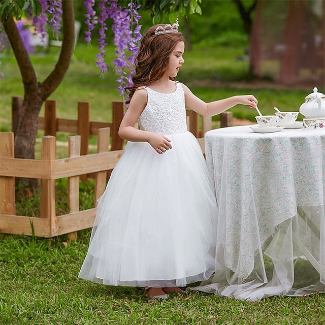 Flower Girl Dress Kid's Princess Girls'
