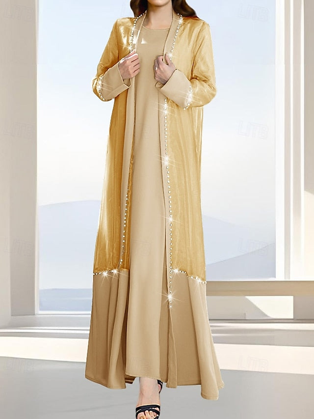 of Elegant Piece Bride Formal Mother A-Line Two the Simple Dress