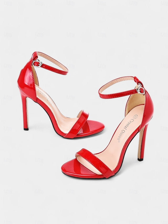 Metallic Women Heel Wedding Sleek – Sandals for Stiletto