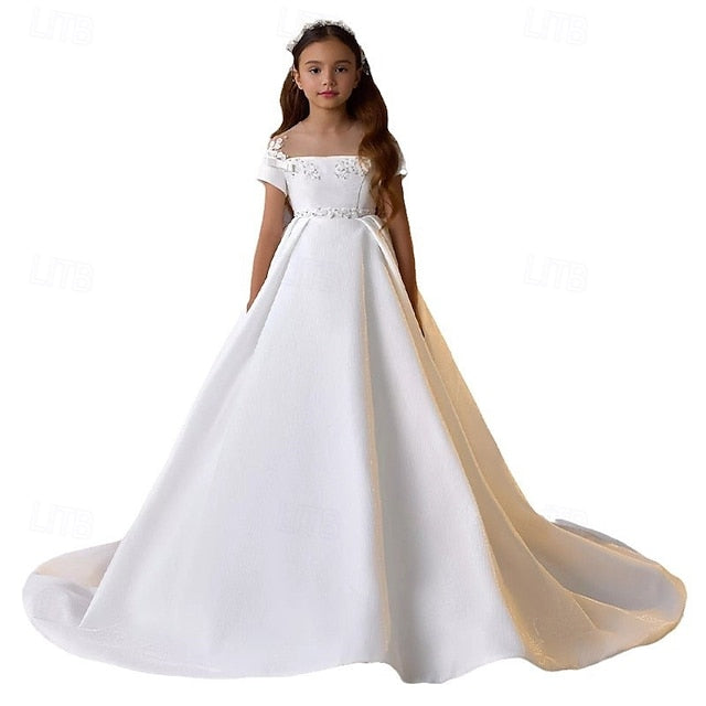 Party Dress Communion Girl First Girls' Flower