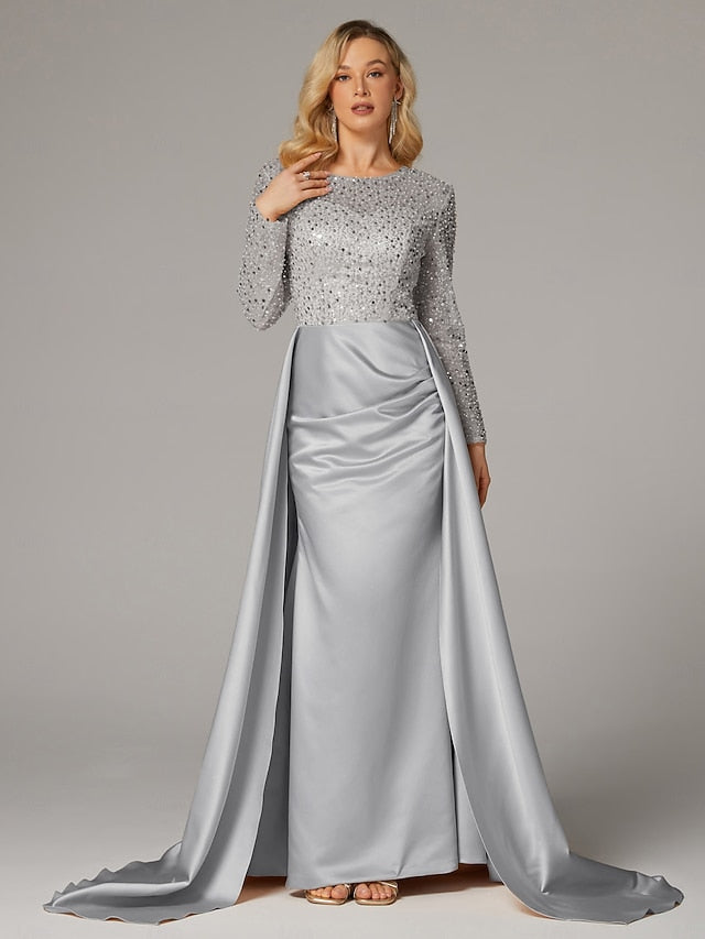 Dress Floor Elegant Carnival Evening Gown Mermaid Masquerade