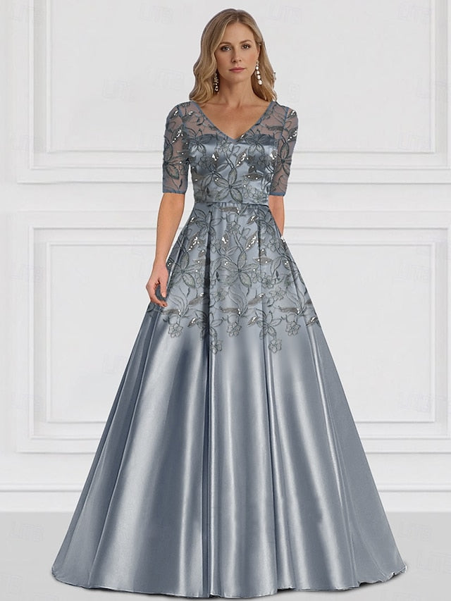 the A-Line Guest Bride of Elegant Wedding Dress Mother Simple V