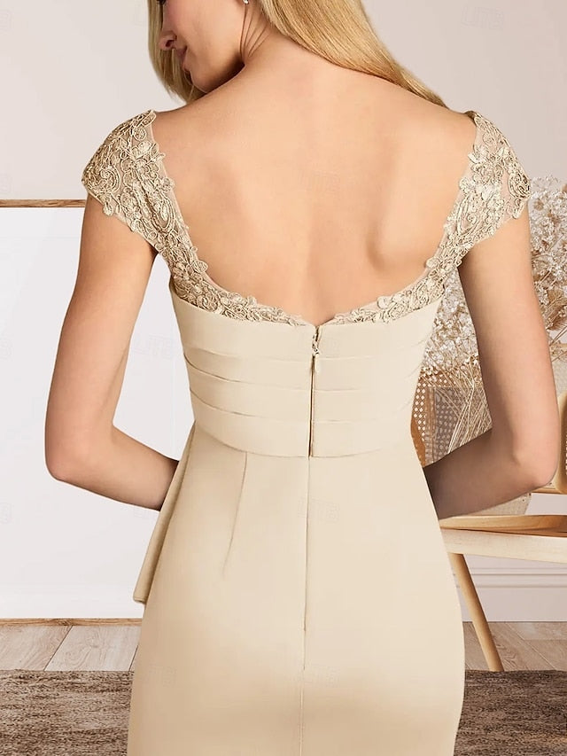 Bride A-Line Mother of the Dress Elegant Wedding Guest