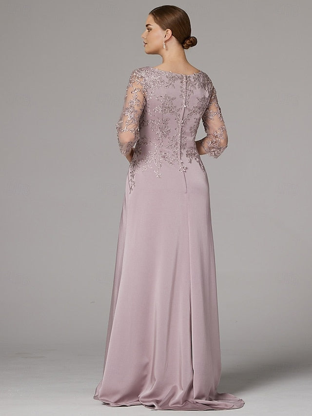 Wedding of Dress the Mother Bride Elegant Sheath Beach