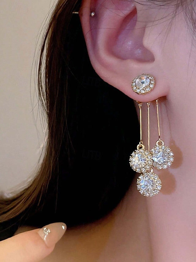 Sparkling Dangle for Women – Earrings Elegant Crystal