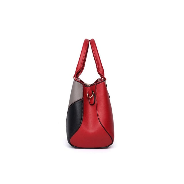 Shoulder Diaper Handbag PU Bag Women's Tote Leather