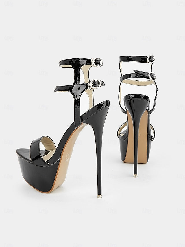 Women's Platform Stiletto – Heels High Patent Leather