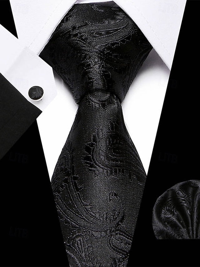 Pocket Purple Tie Men's – Square and Checkered Set Silk