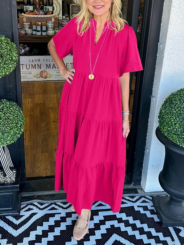 Women's Maxi Dress Summer Dress Casual Daily Loose Fit