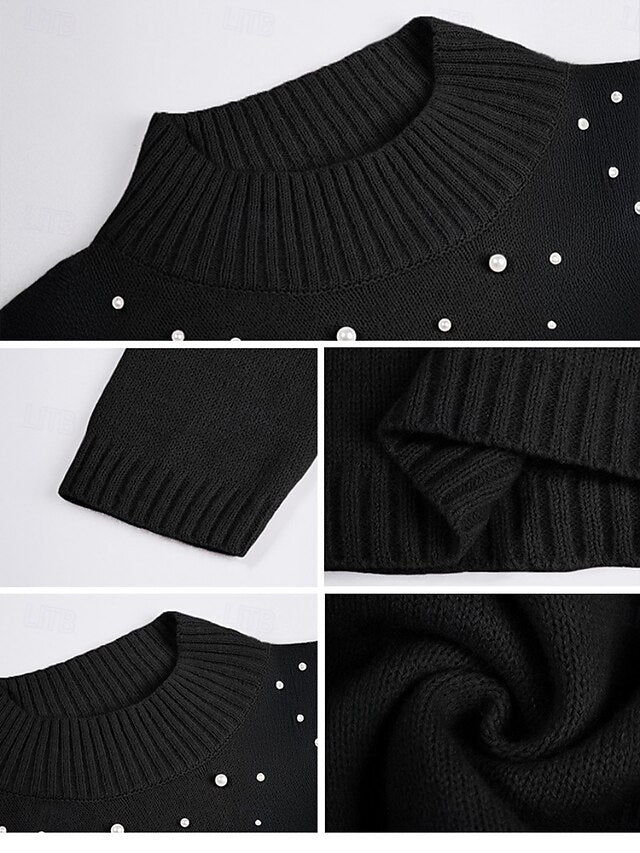 Women's Sweater Sweater Dress Elegant Casual Soft Pure