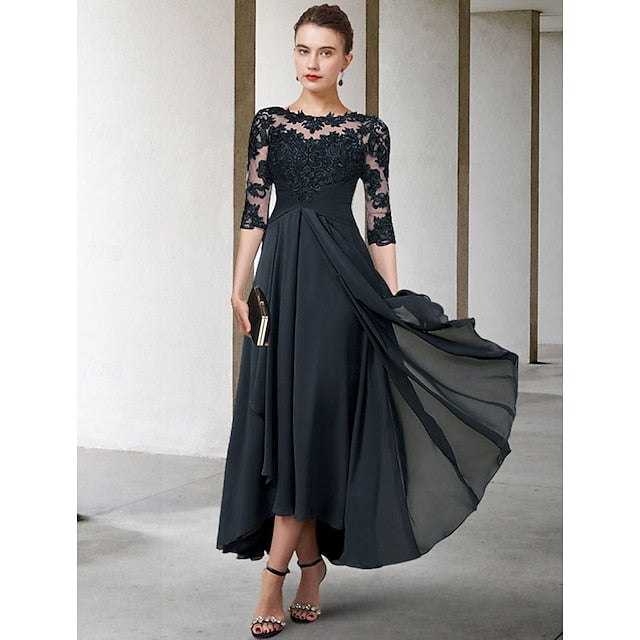 A-Line of Bride Plus Elegant Size Guest the Mother Dress Wedding