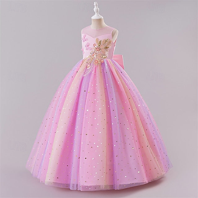 Dress Girls' Kid's Girl Flower Princess