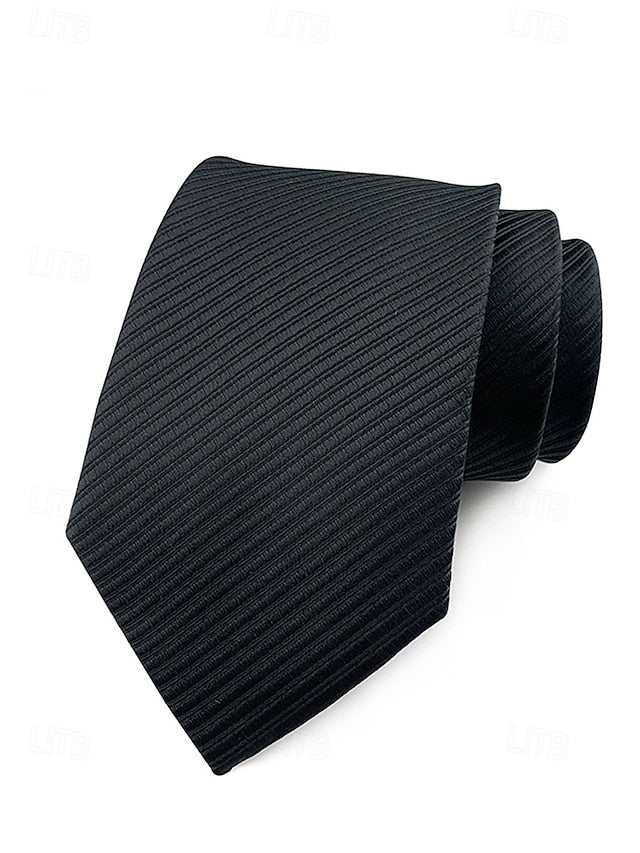 tie Men's striped satin