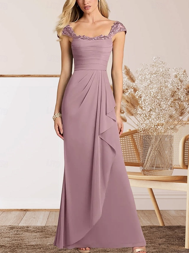 Bride A-Line Mother of the Dress Elegant Wedding Guest