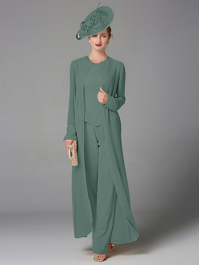 of Beach Bride the 3 Mother Wedding Formal Pantsuit Piece