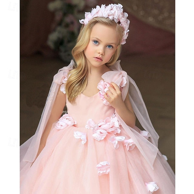 Girls' Flower Girl Party First Communion Dress
