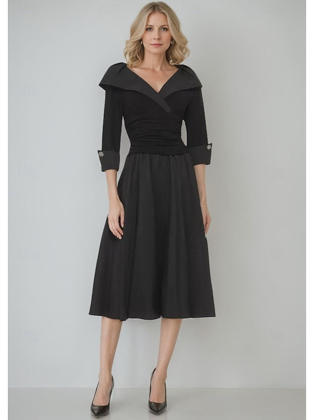 / Sheath Column of Collar Portrait Bride A-Line the Dress Mother