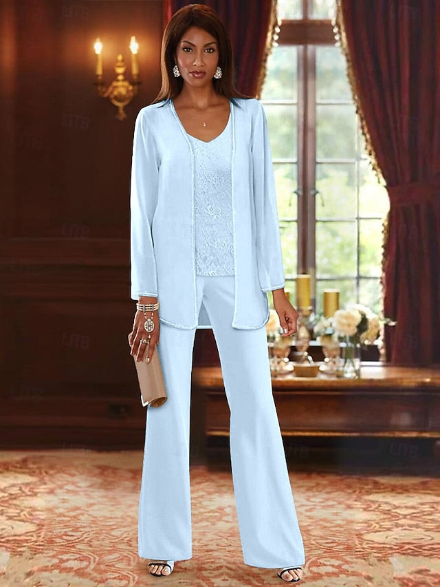 of Pantsuit Bride the Wedding Beach Piece 3 Formal Mother