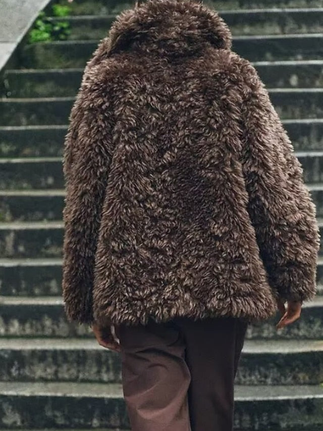 Warm Coat Teddy Fur Comfortable Women's Faux Furs
