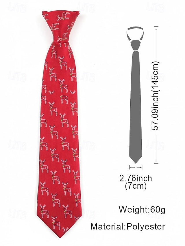 Necktie Santa Christmas Men's with