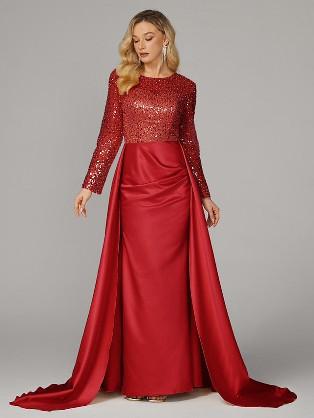 Dress Floor Elegant Carnival Evening Gown Mermaid Masquerade