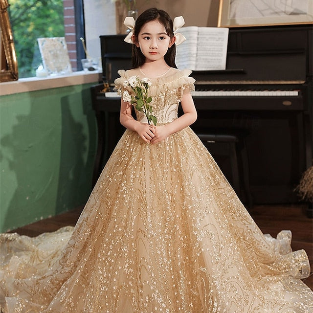 Kid's Princess Flower Girl Girls' Dress