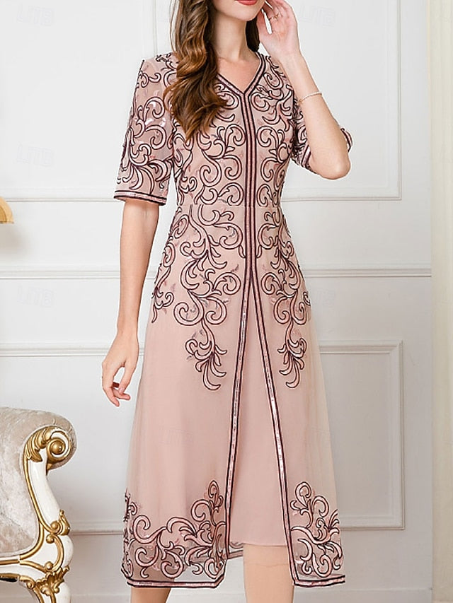 Wedding the Chinese Bride Mother Dress of Elegant Guest