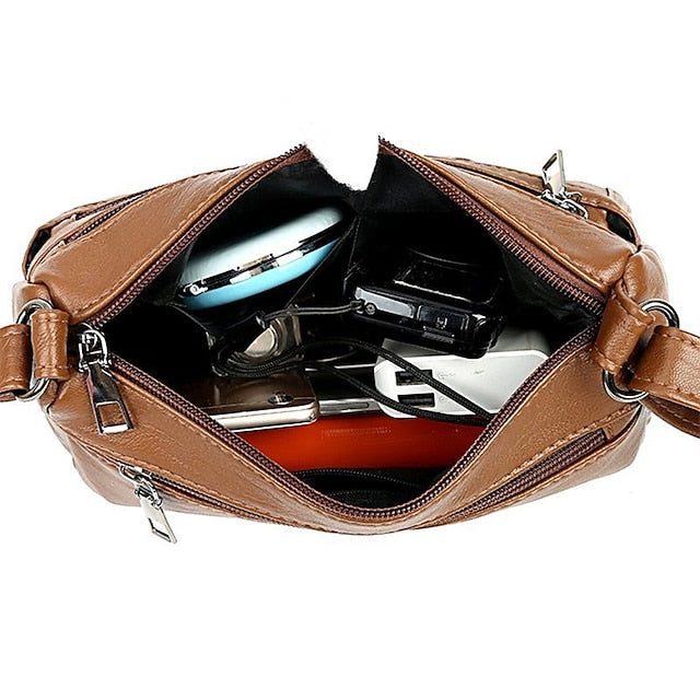 Crossbody Black Stylish Women's Bag – Faux Leather