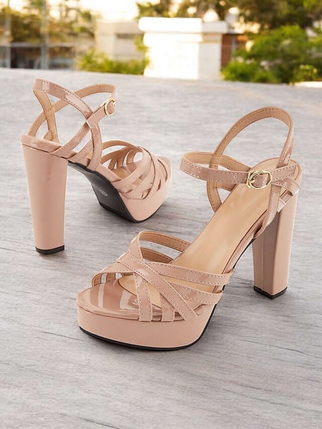 for Platform Nude – Sandals Women Strappy High Heel