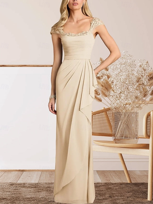 Bride A-Line Mother of the Dress Elegant Wedding Guest
