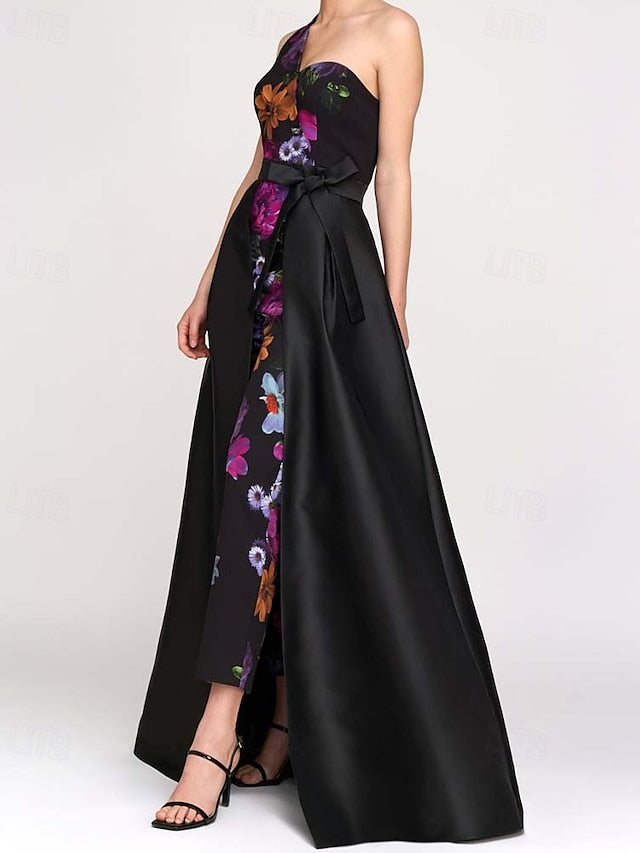 the Bride Jumpsuit of Floral Print / Elegant Pantsuit Mother
