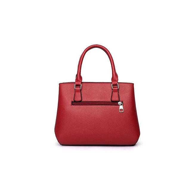 Shoulder Diaper Handbag PU Bag Women's Tote Leather