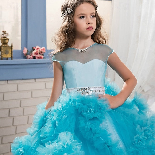 Kid's Princess Dress Girls' Girl Flower