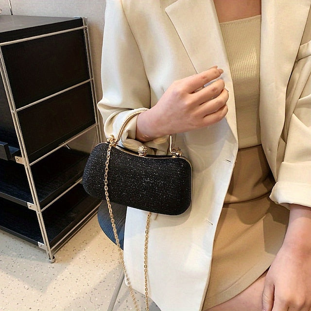 Sac à main en cuir pour femme, pochette de soirée en PU