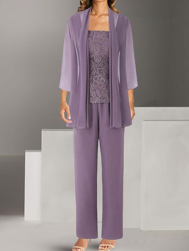 of Mother Bride Guest Dress Pantsuit Elegant Simple Wedding the