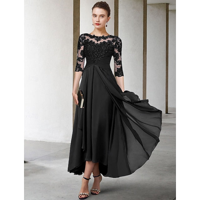 A-Line of Bride Plus Elegant Size Guest the Mother Dress Wedding