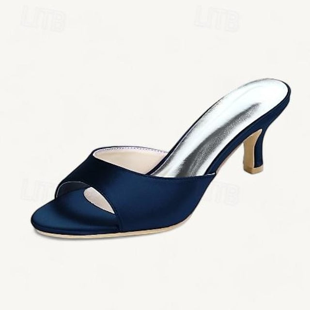 Toe Open Heel Shoes Women's Wedding Sandals Kitten